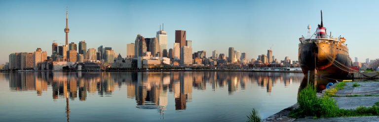 Panorama de Toronto - couet de la vie au Canada